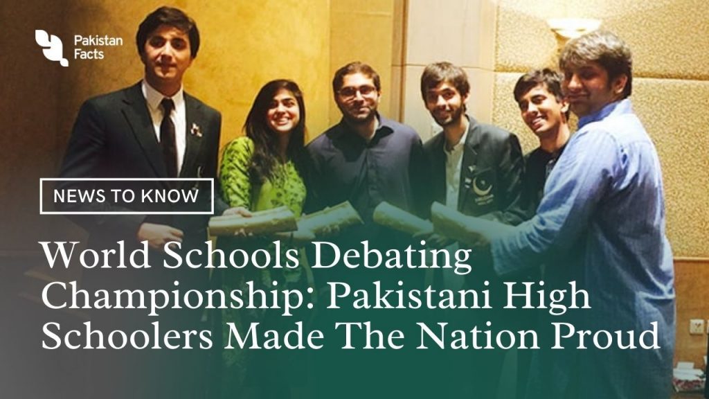 World Schools Debating Championship: Pakistani High Schoolers Made Nation Proud